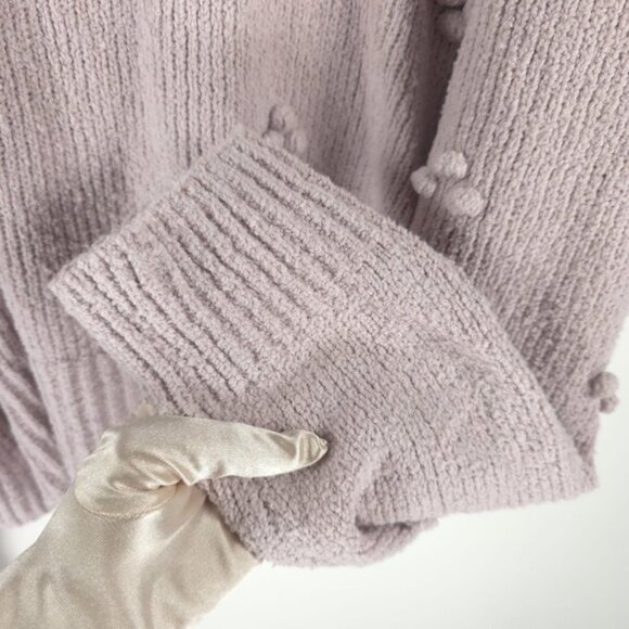 NWT MADEWELL Dotted Bobble Pullover Knit Sweater Pale Lilac Style AG595 Sz XL - Picture 11 of 12
